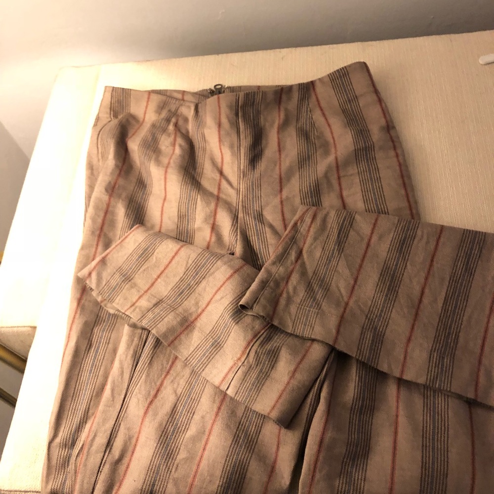 free people high waisted plaid pant